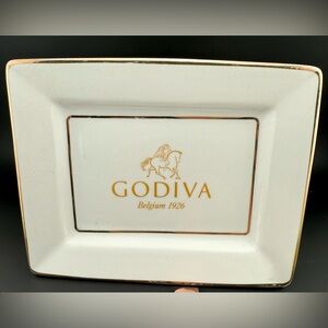Godiva porcelain plate. 7”x5.75”